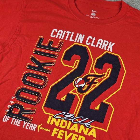 Other - Indiana Fever Shirt Mens Large NBA Basketball Caitlin Clark 2024 Rookie WNBA Tee